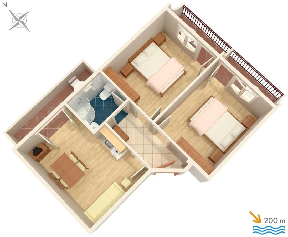 Apartments With A Parking Space Baska Voda, Makarska - 2709 Exterior foto